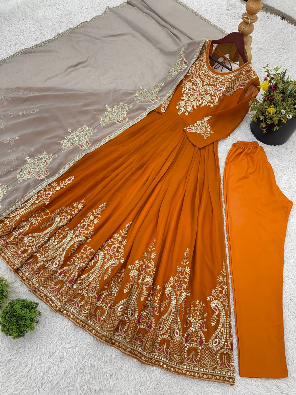 Heavy Designer Party Wear Look