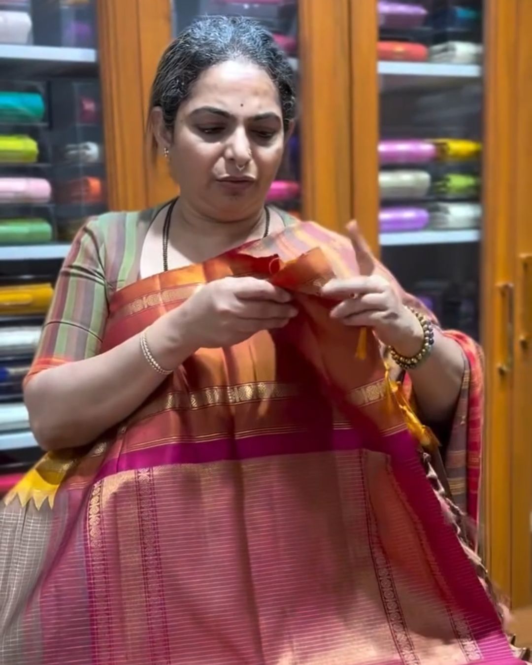 Bhagya Weave Silk Saree
