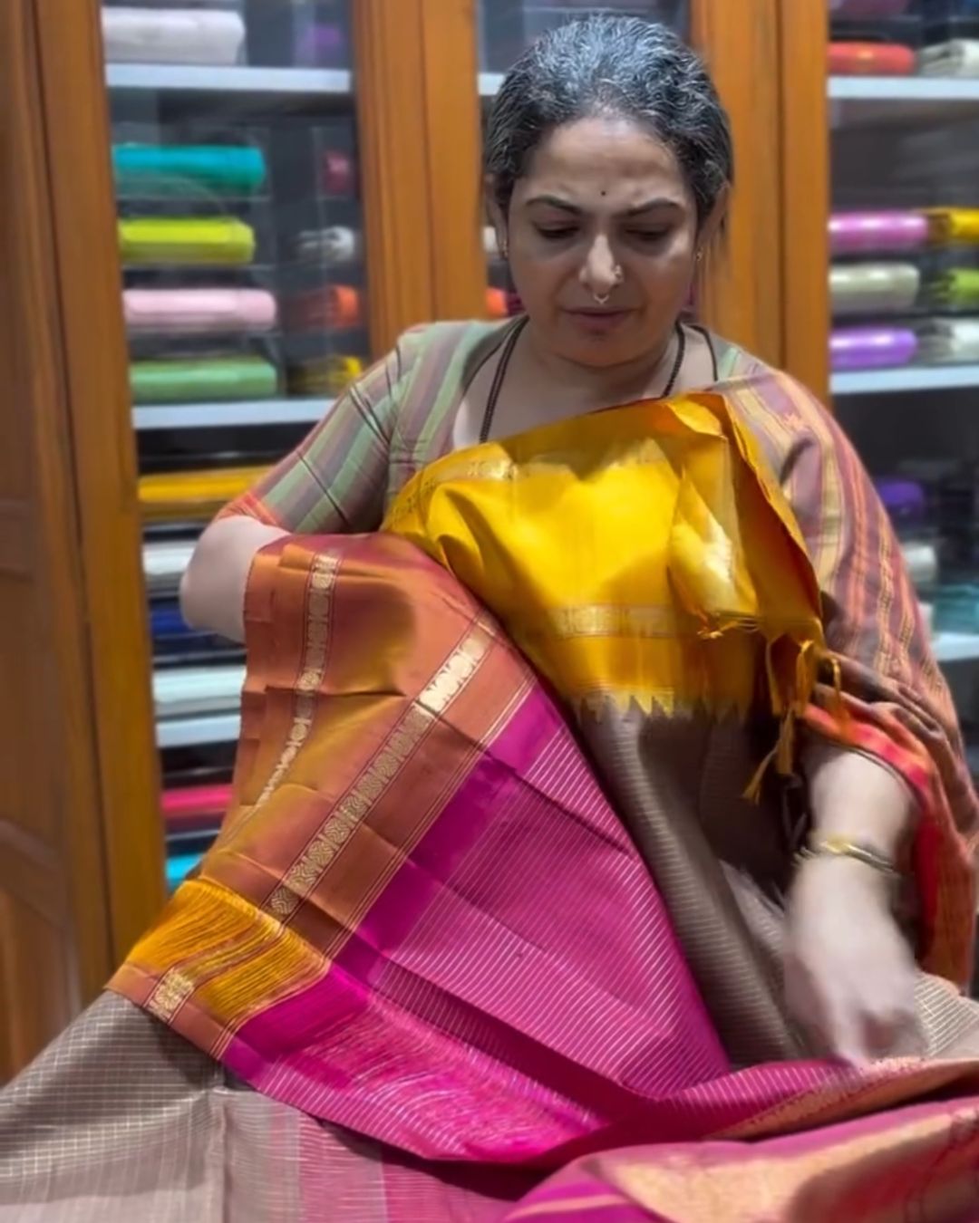 Bhagya Weave Silk Saree