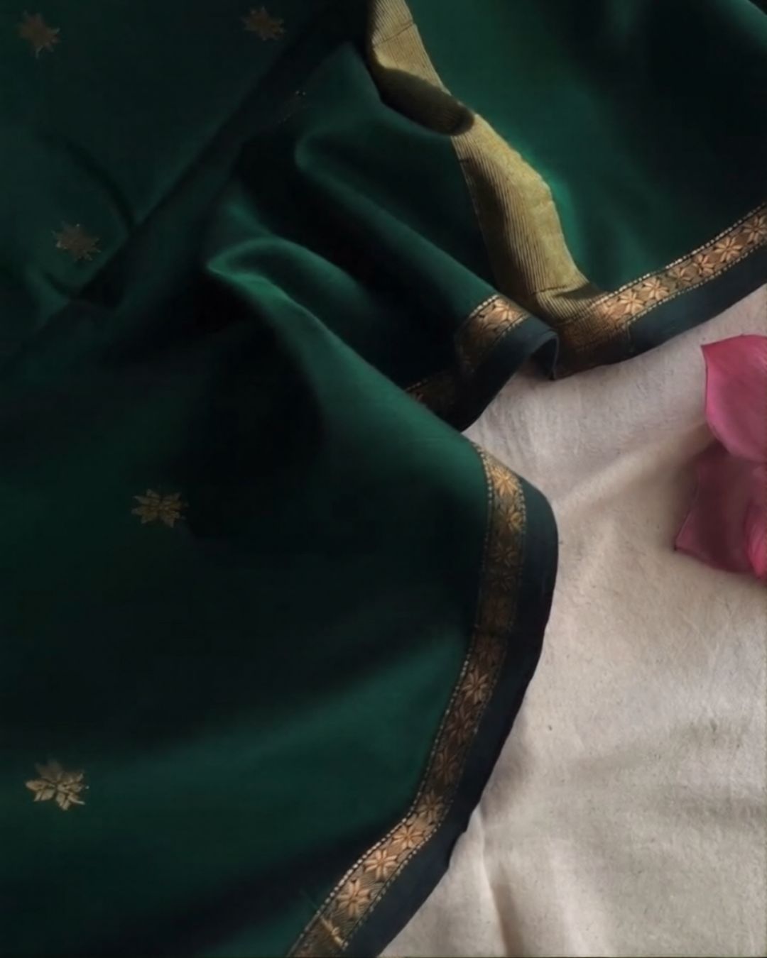 Greenish Silk Saree