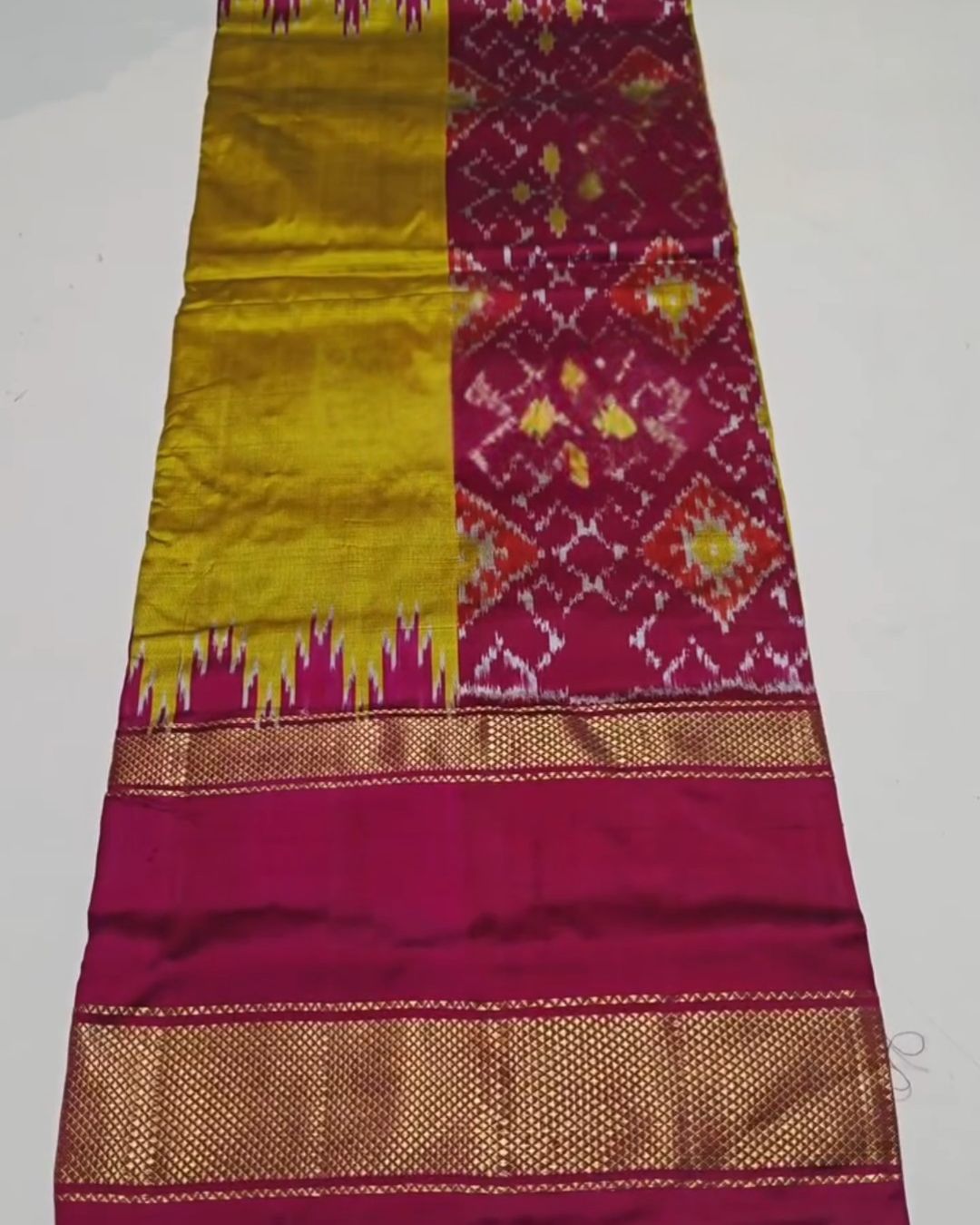 Ikkat Silk Saree