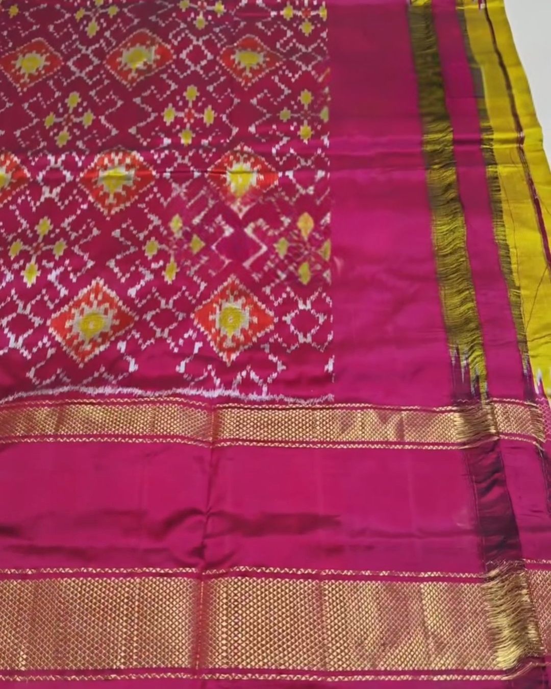Ikkat Silk Saree