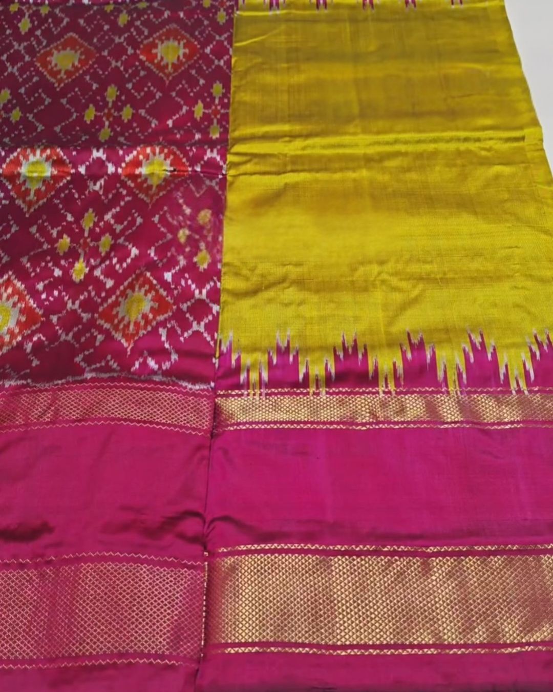 Ikkat Silk Saree