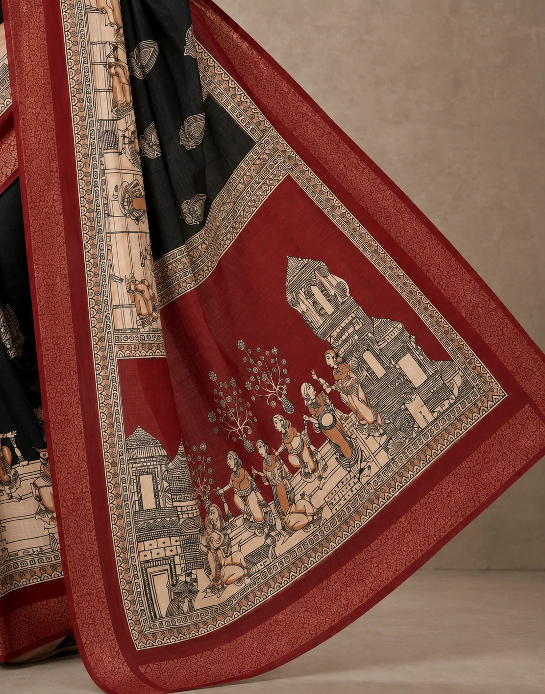 Madhubani Graceful Silk Saree