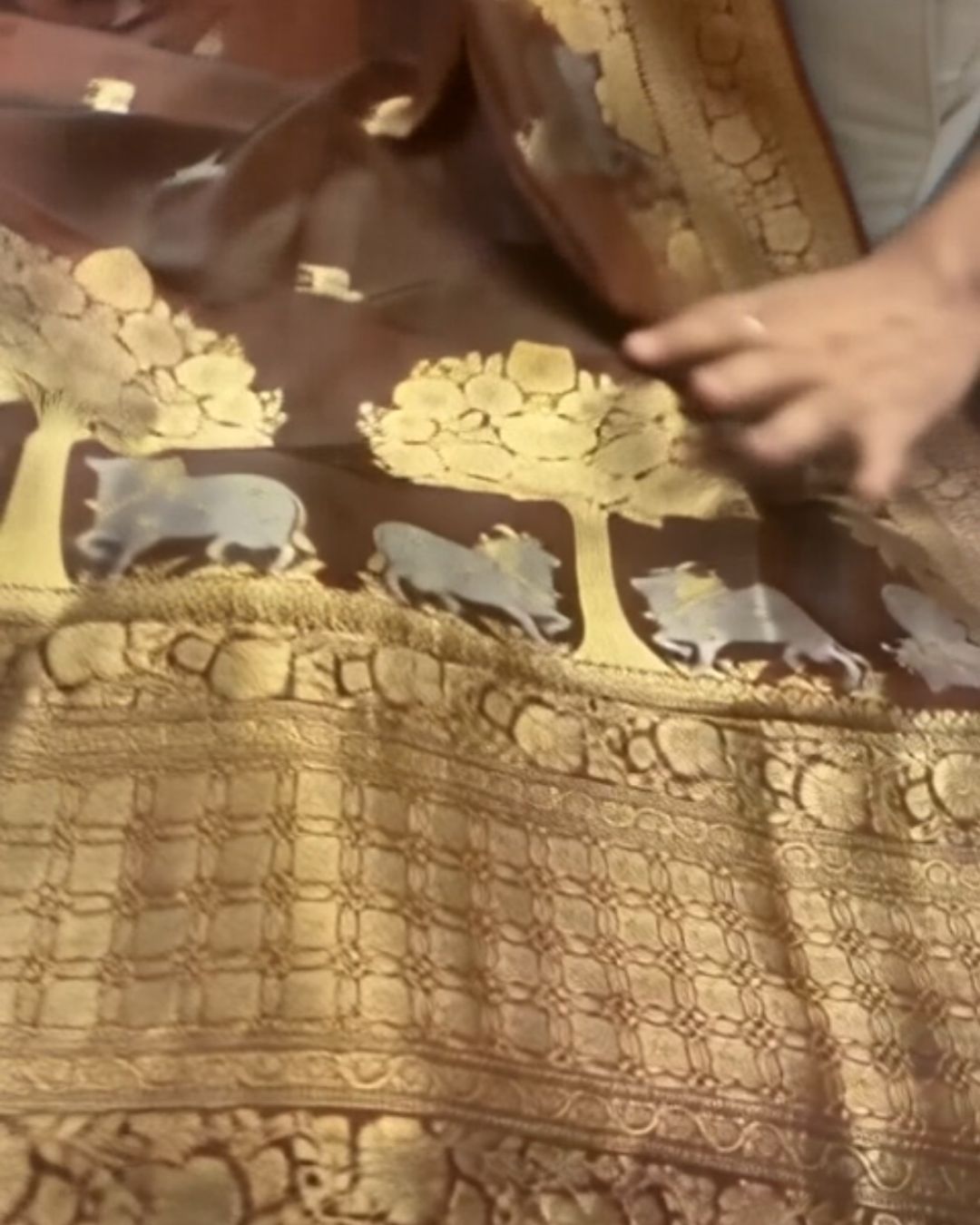 Pichwai Silk Saree