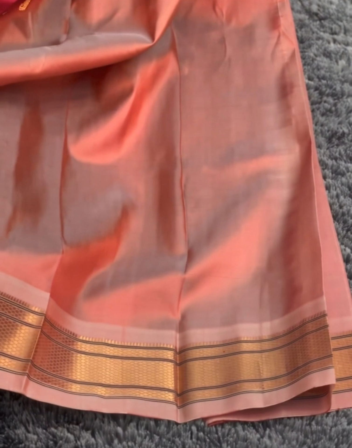 Pink Gold Paithani Saree