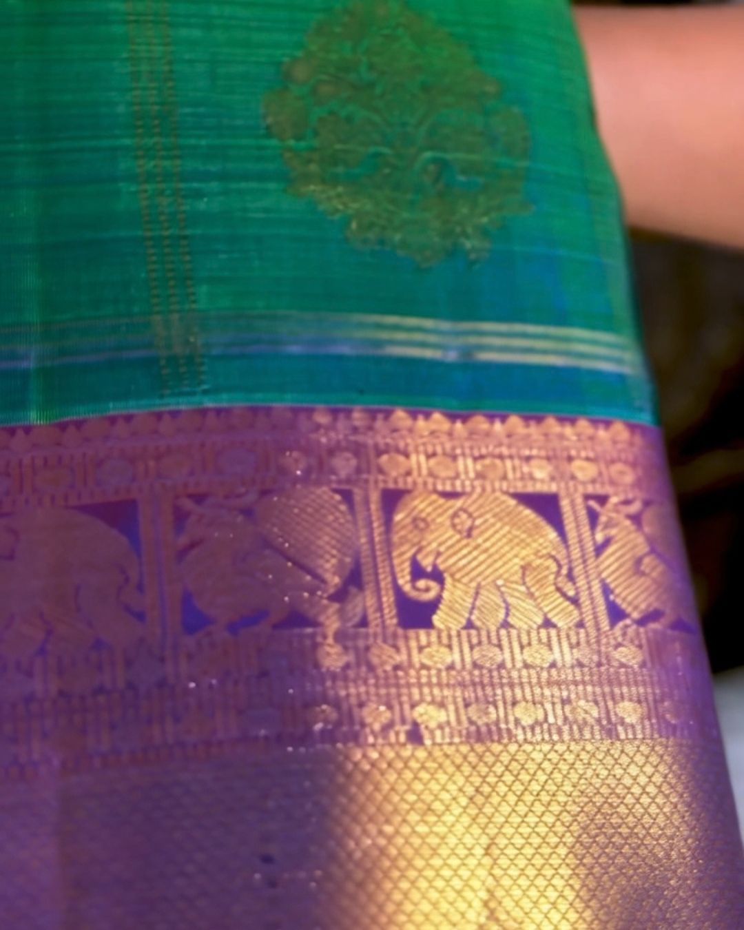 Prism Gold Silk Saree