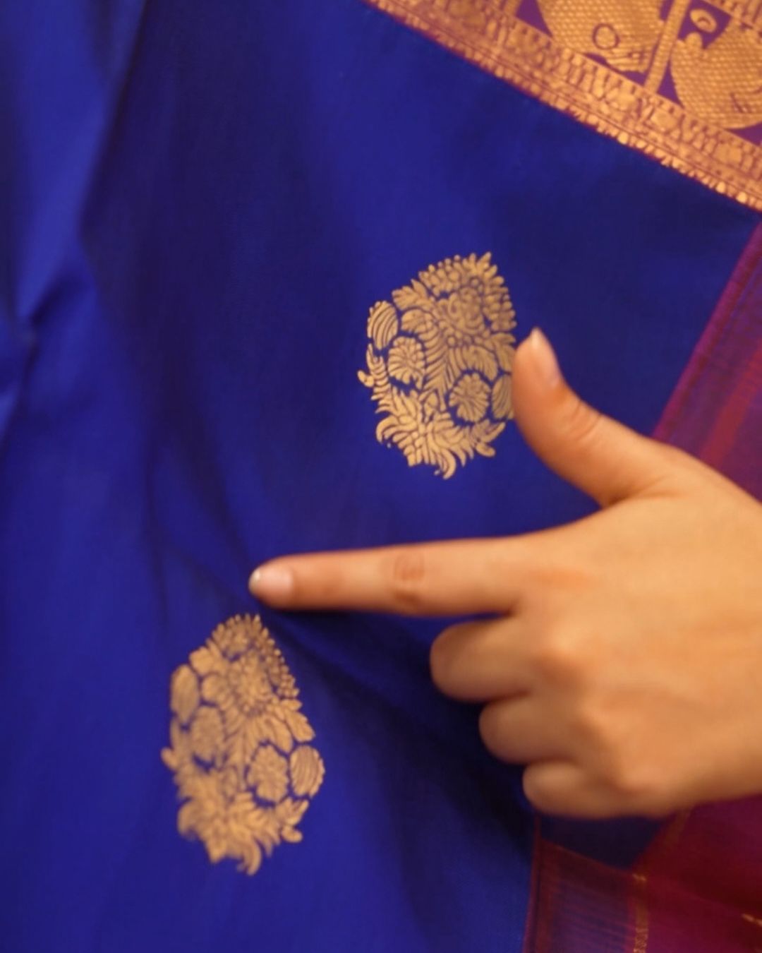 Prism Gold Silk Saree