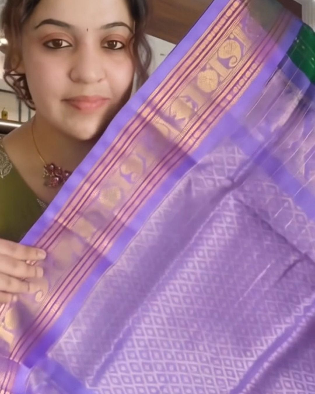 Royal Emerald Silk Saree