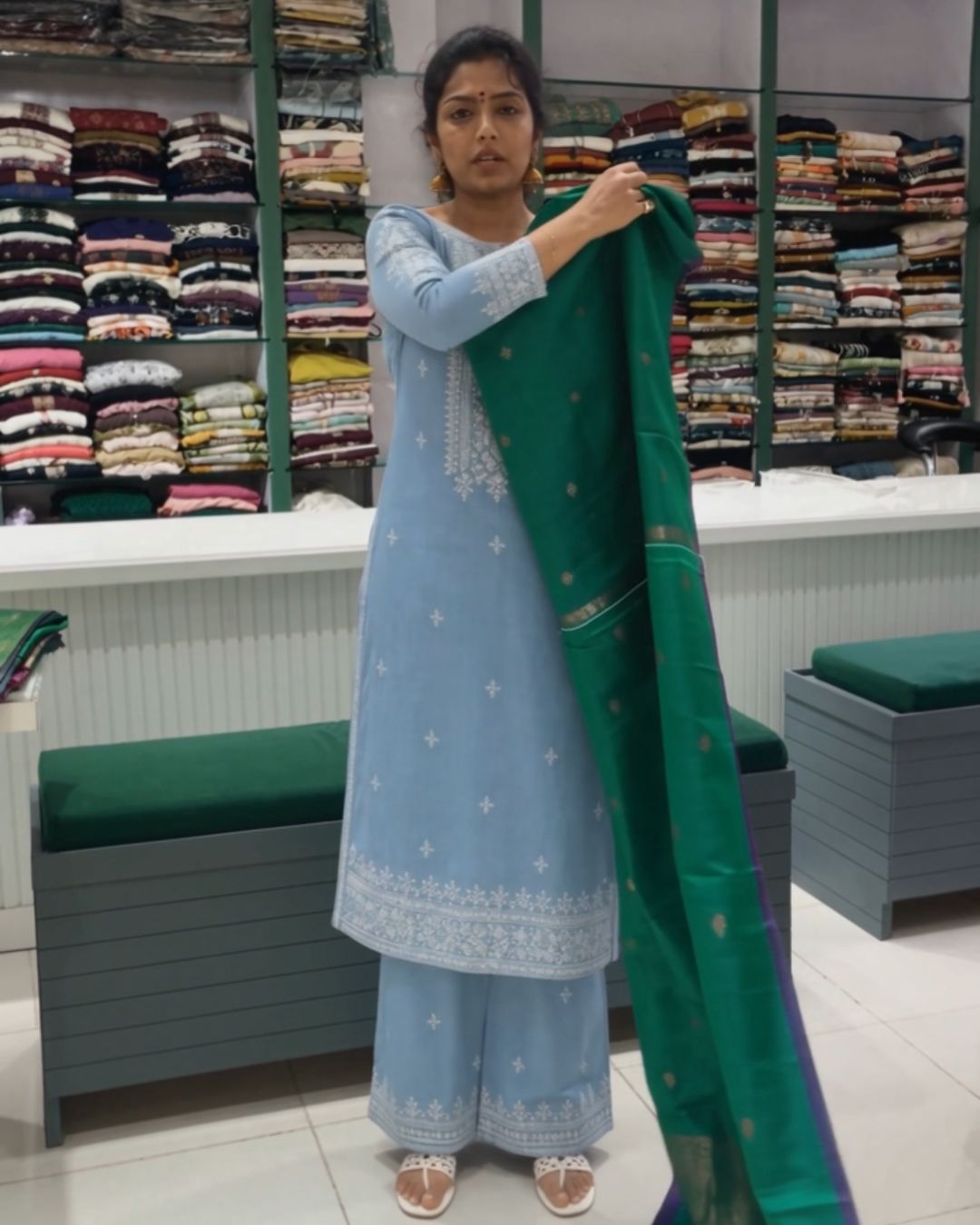 Veda Weave Zari Suit Set