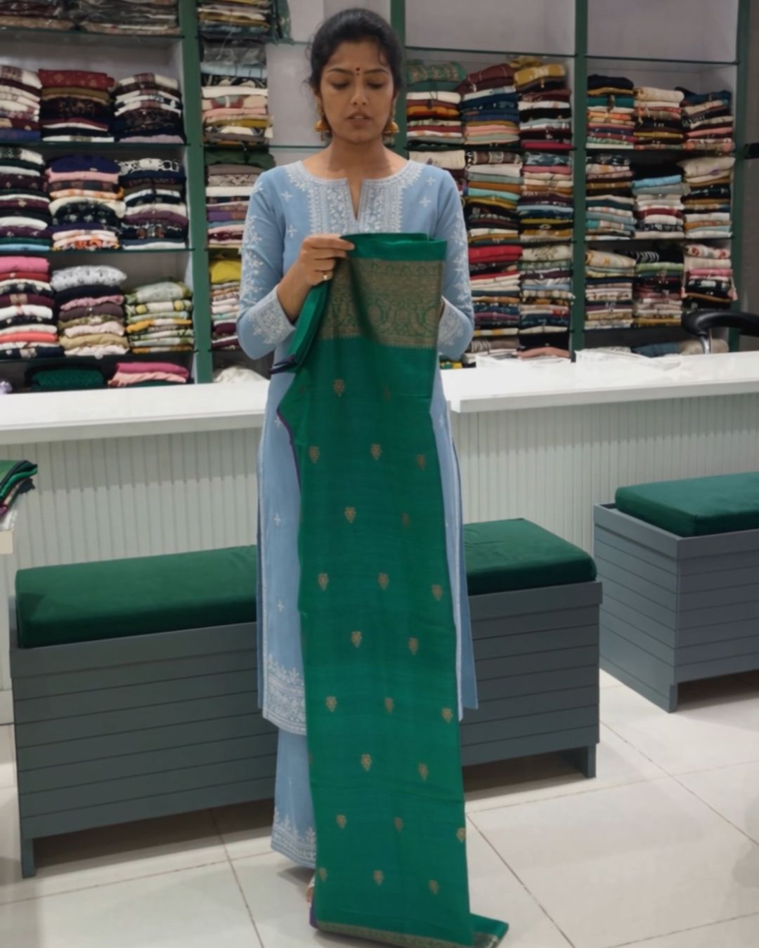 Veda Weave Zari Suit Set