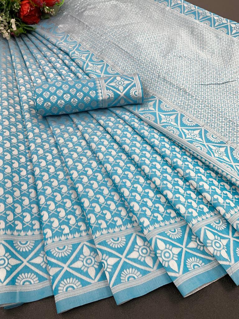 Lightweight Banarasi Saree in Premium Lichi Silk