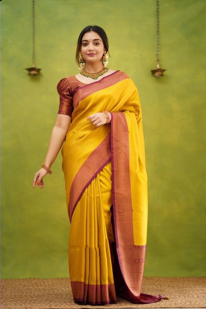 Elegant Banarasi Saree in Premium Lichi Silk