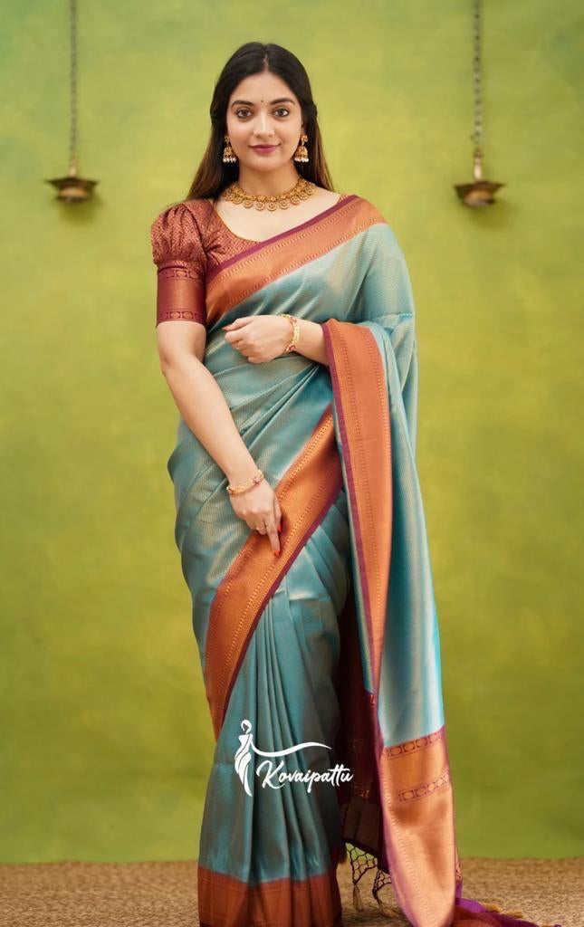 Elegant Banarasi Saree in Premium Lichi Silk