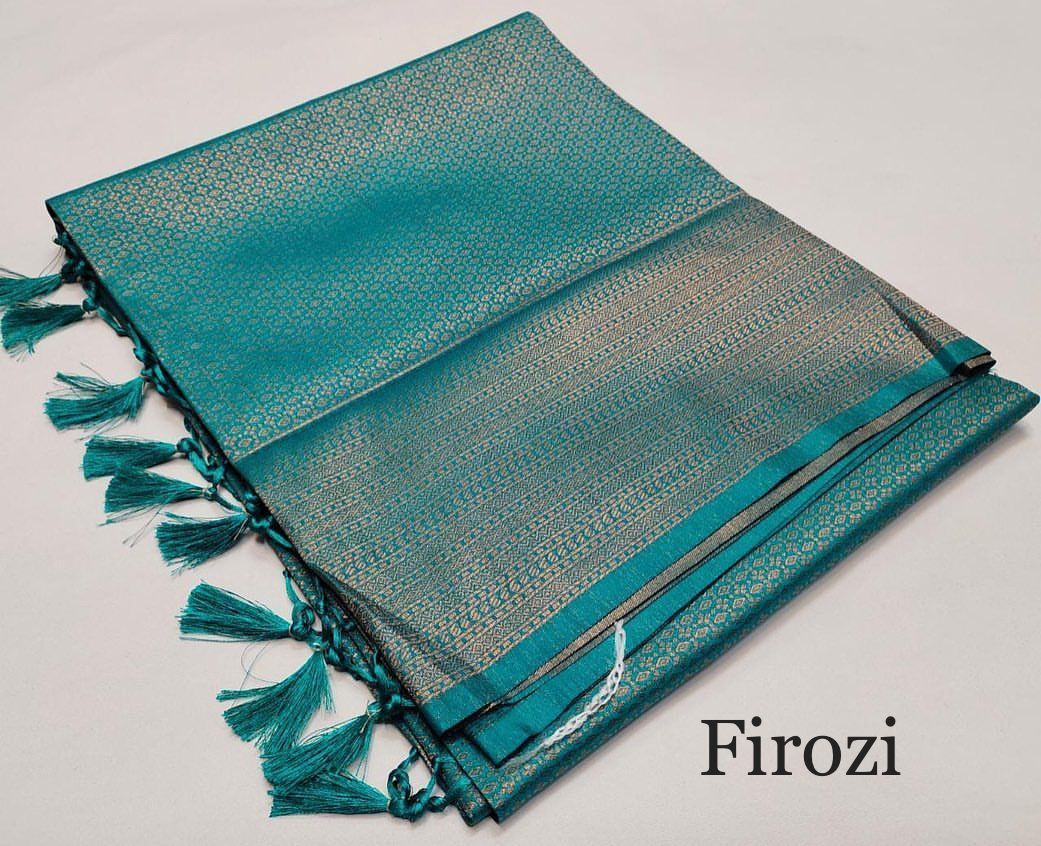 Kubera Pattu Silk Saree with Rich Woven Pallu