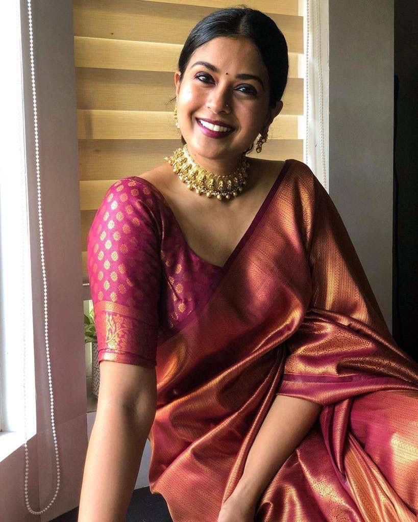 Kubera Pattu Silk Saree with Rich Brocade Pallu