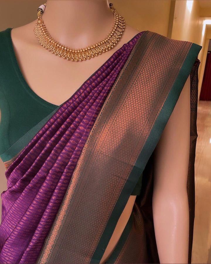 Rich Comfort Organic Banarasi Lichi Silk Wedding Saree