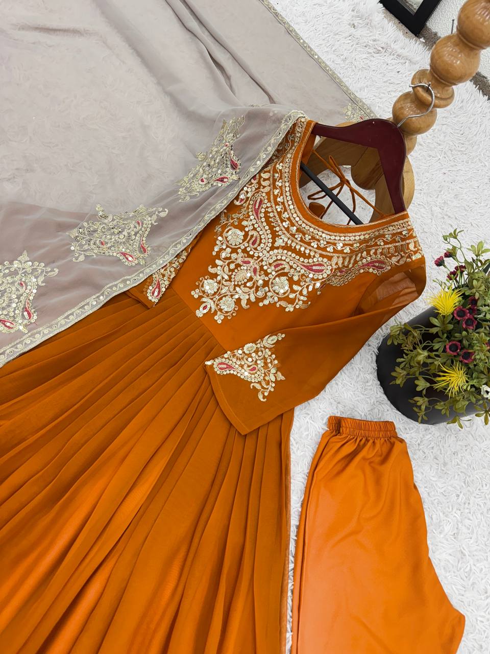 Heavy Designer Party Wear Look