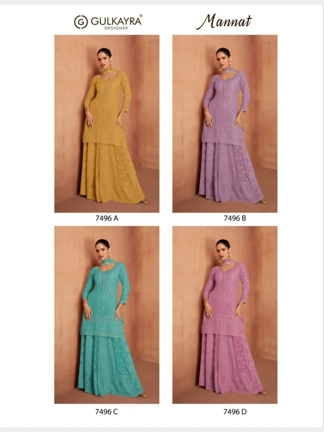 Gulkayra Designer Real Georgette Suits Collection