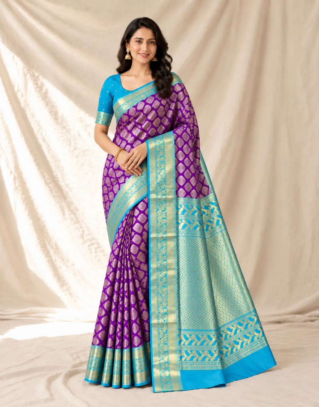 Indraneela Silk saree