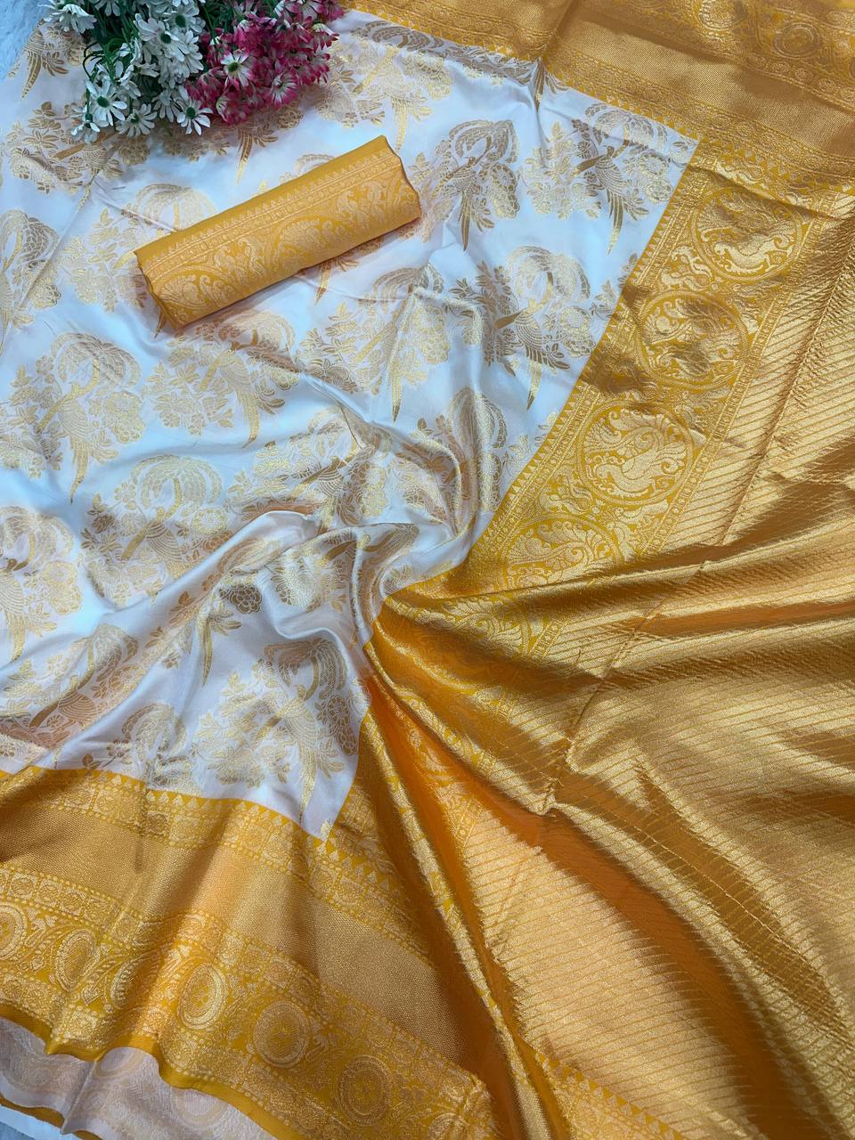 Elegant Banarasi Saree in Premium Lichi Silk
