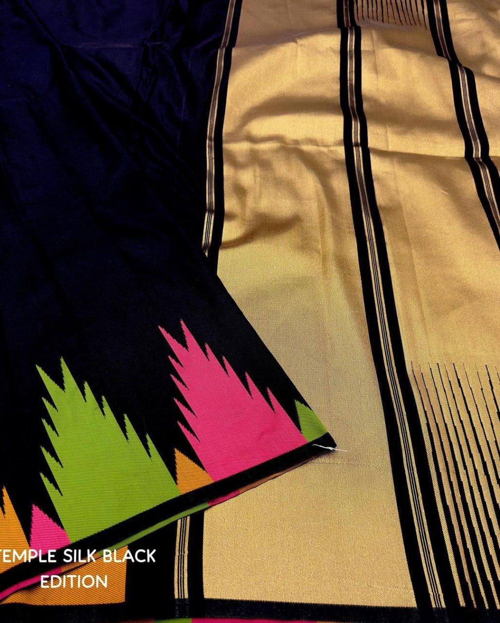 Ultra Light Organic Banarasi Lichi Silk Wedding Saree