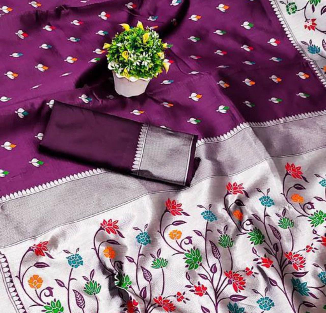 New Launch Paithani Silk Wedding Saree – Rich & Elegant