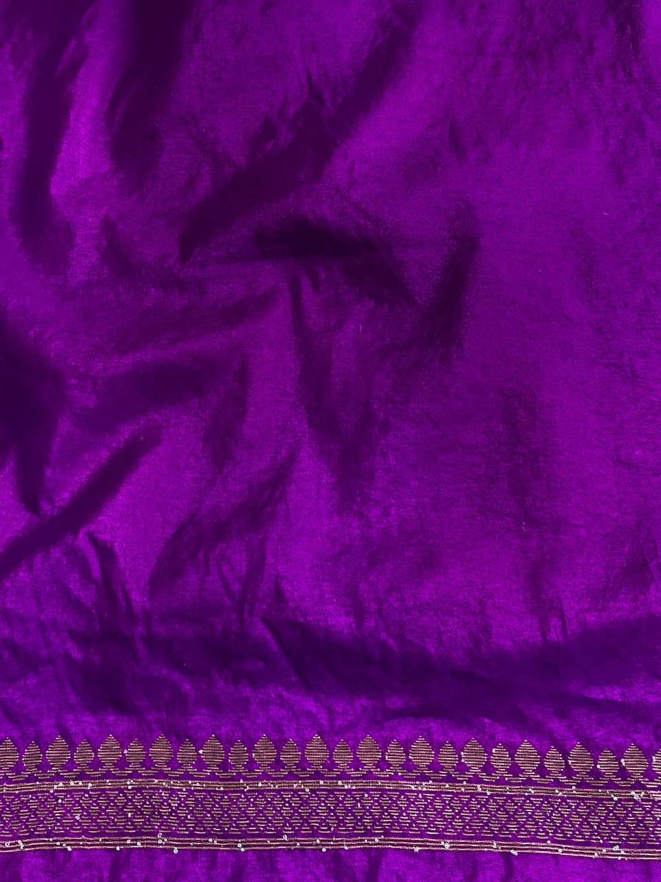 Comfort Wear Banarasi Style Lichi Silk Wedding Saree