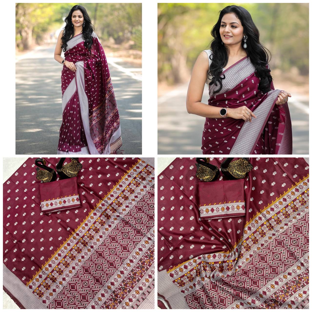 Classic Comfort Organic Banarasi Lichi Silk Wedding Saree
