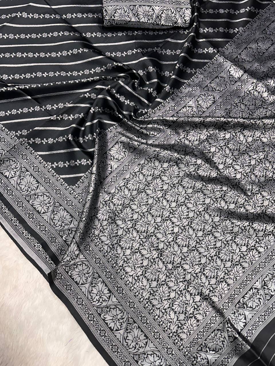 Rich Comfort Organic Banarasi Lichi Silk Wedding Saree