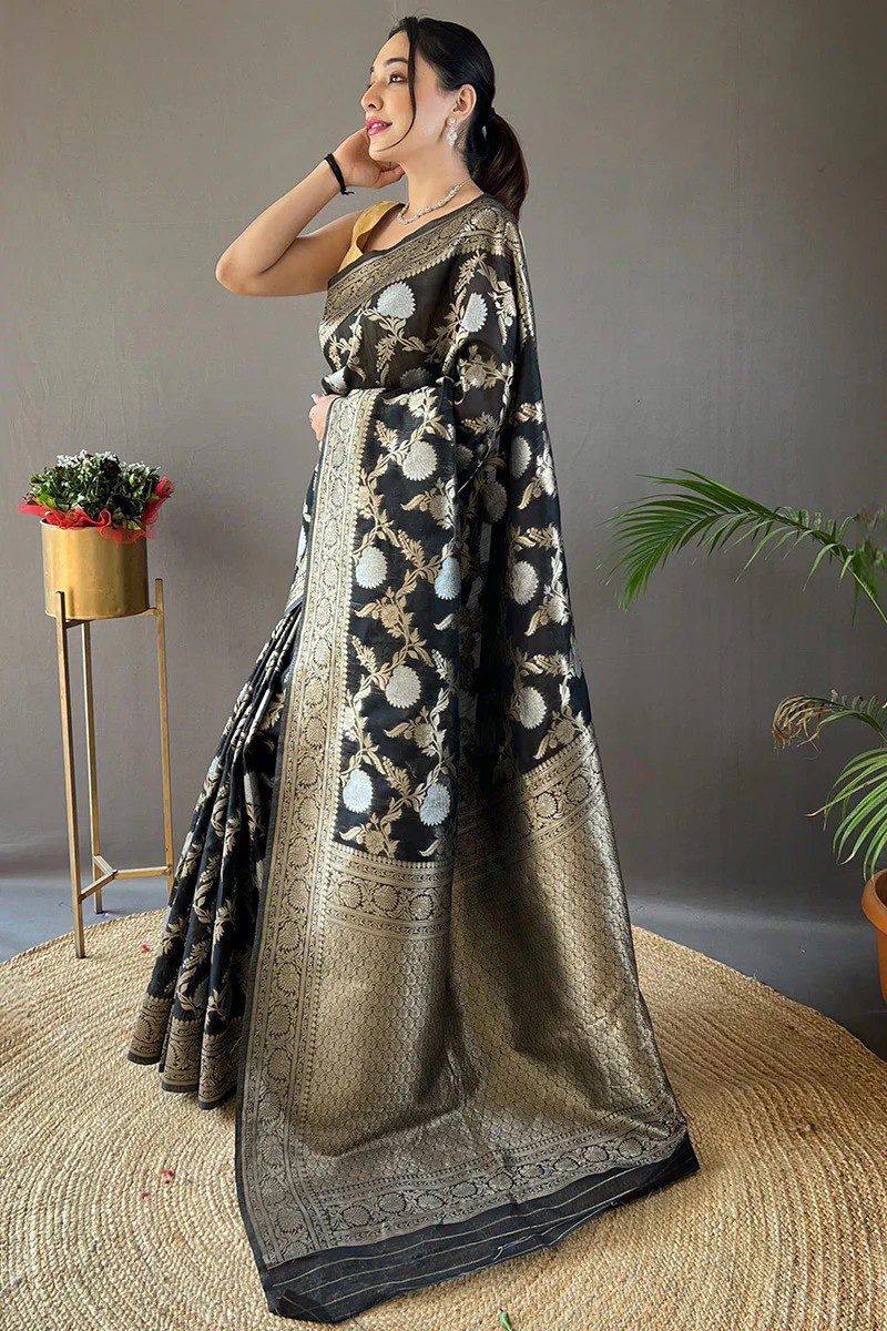 Premium Lilan Slub Soft Cotton Saree with Rich Weaving Blouse