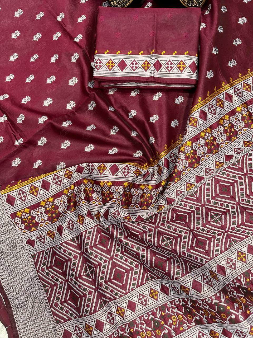 Classic Comfort Organic Banarasi Lichi Silk Wedding Saree