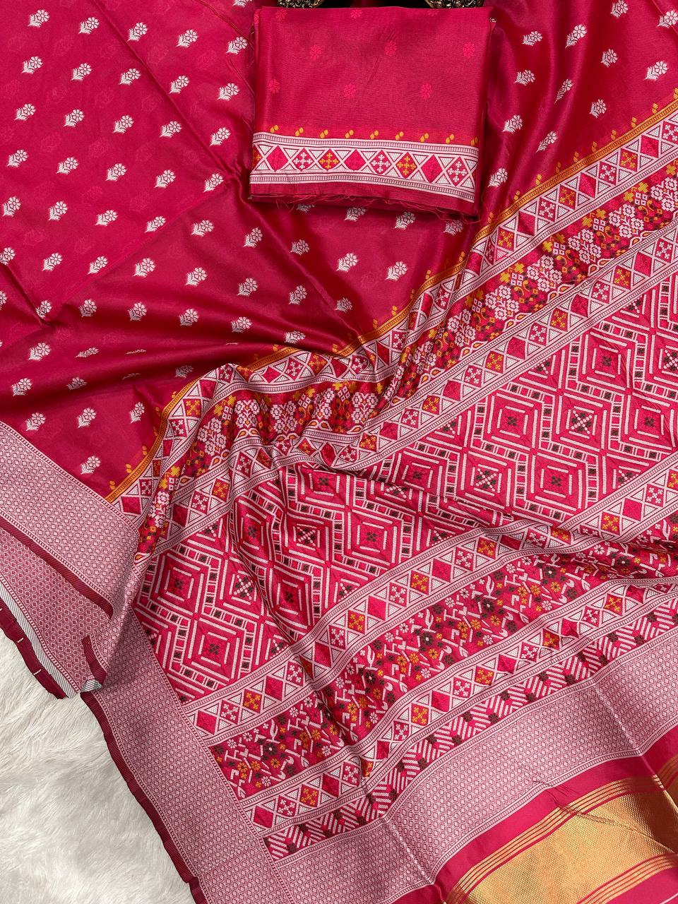 Classic Comfort Organic Banarasi Lichi Silk Wedding Saree
