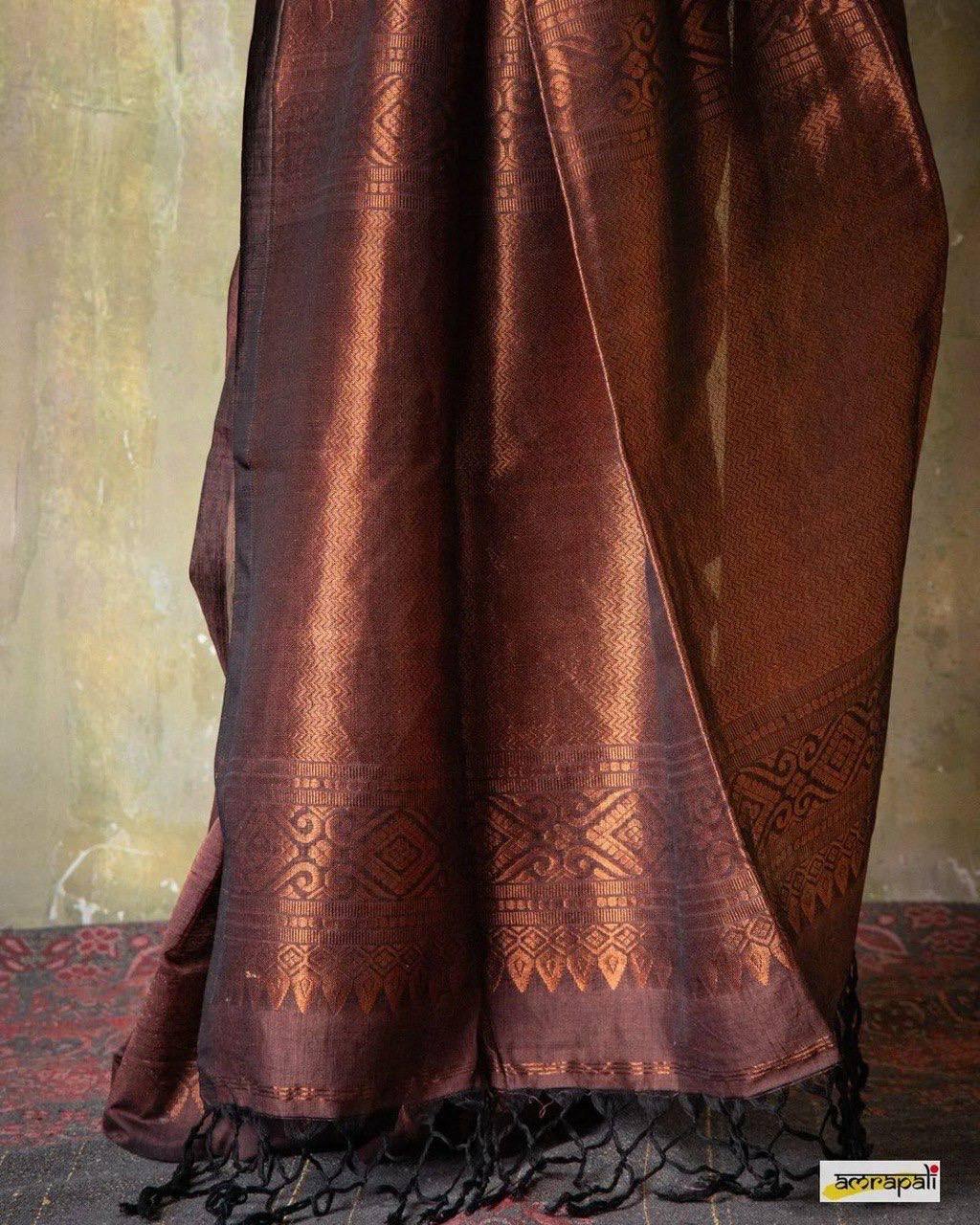 Lightweight Organic Banarasi Lichi Silk Wedding Saree