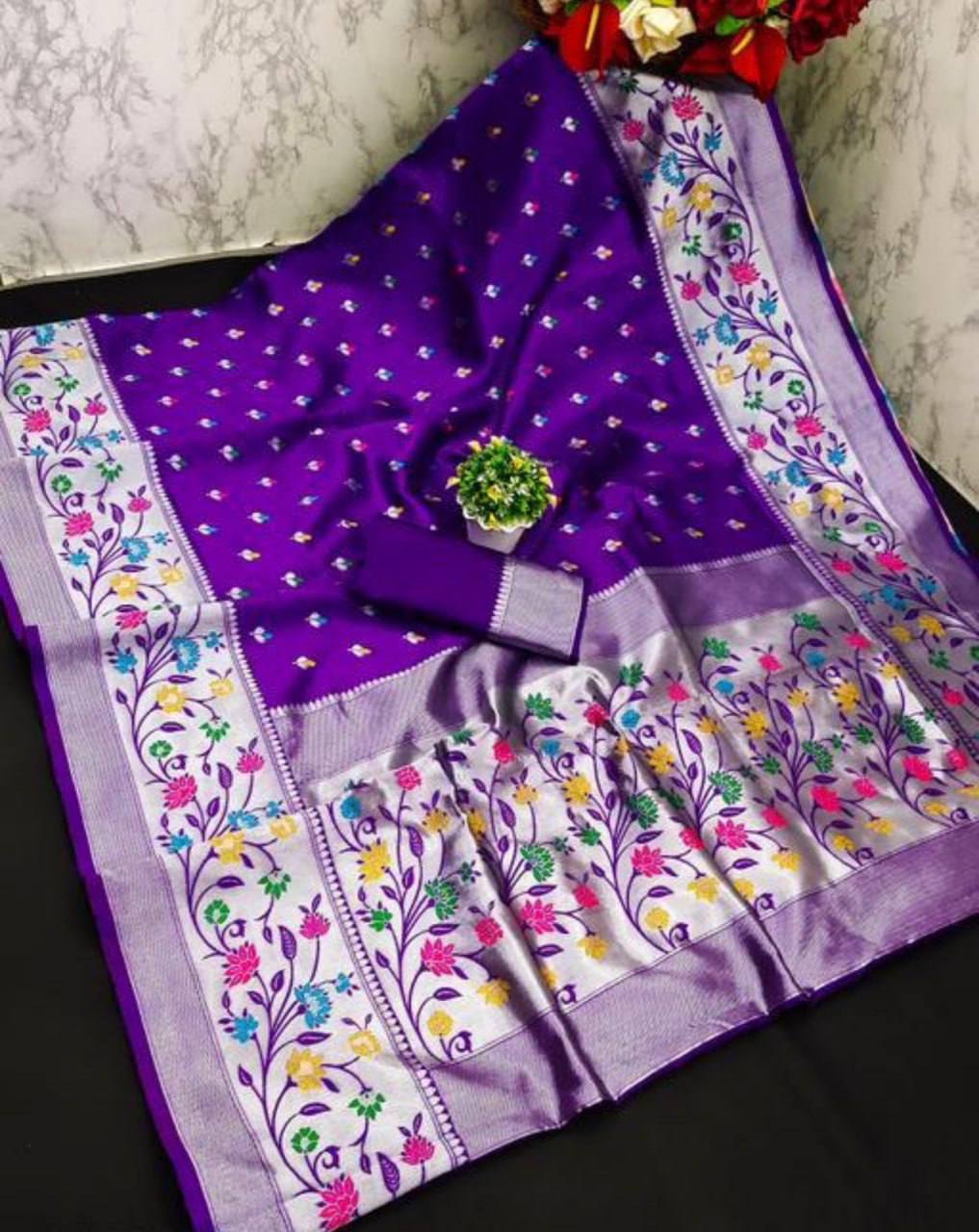 New Launch Paithani Silk Wedding Saree – Rich & Elegant