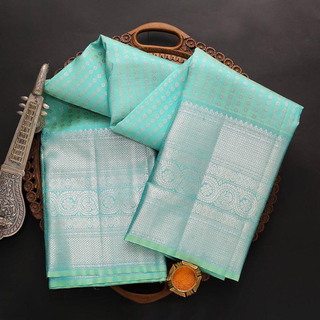 Comfort Elegance Organic Banarasi Lichi Silk Wedding Saree