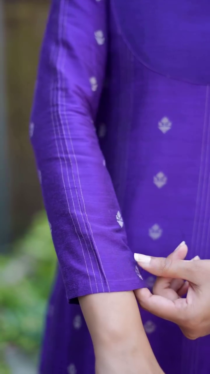 Lavender Silk Kurti